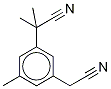 α1,α1,5-TriMethyl-1,3-benzenediacetonitrile Struktur