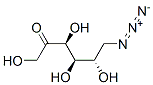 L-Sorbose, 6-azido-6-deoxy- Struktur