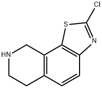 Thiazolo[4,5-h]isoquinoline, 2-chloro-6,7,8,9-tetrahydro- (9CI) Struktur