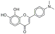 4'-DiMethylaMino 7,8-Dihydroxyflavone HydrobroMide Struktur