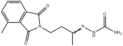 1-N-3-methylphthalimidobutan-3-semicarbazone Struktur