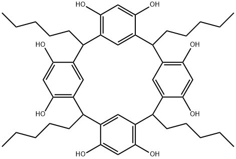 TETRA-N-PENTYLCALIX[4]RESORCINOLARENE Struktur