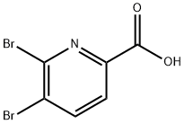 5,6-DibroMo-pyridine-2-carboxylic acid Struktur