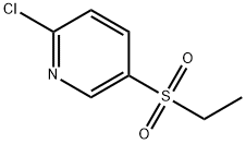 2-chloro-5-(ethylsulfonyl)pyridine Struktur