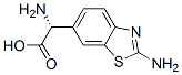 6-Benzothiazoleaceticacid,alpha,2-diamino-,(R)-(9CI) Struktur