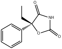 2,4-Oxazolidinedione,5-ethyl-5-phenyl-,(R)-(9CI) Struktur