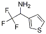 2,2,2-trifluoro-1-(thiophen-3-yl)ethanamine Struktur