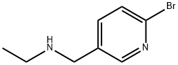 (6-Bromo-pyridin-3-ylmethyl)-ethyl-amine Struktur