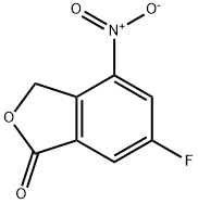 6-氟-4-硝基3H-異苯并呋喃-1-酮 結構式