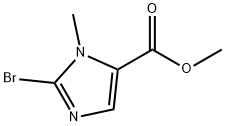 2-BROMO-3-METHYL-3H-IMIDAZOLE-4-CARBOXYLIC ACID METHYL ESTER Struktur