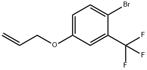 4-(Allyloxy)-1-bromo-2-(trifluoromethyl)benzene Struktur