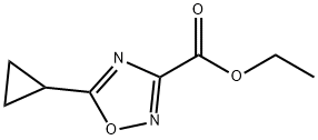 Ethyl 5-Cyclopropyl-1,2,4-Oxadiazole-3-Carboxylate Struktur