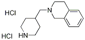 2-(4-Piperidinylmethyl)-1,2,3,4-tetrahydroisoquinoline dihydrochloride Struktur