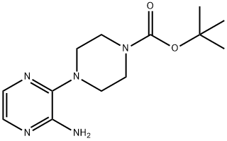 tert-Butyl 4-(3-aMinopyrazin-2-yl)piperazine-1-carboxylate Struktur