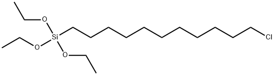 11-CHLOROUNDECYLTRIETHOXYSILANE Structure