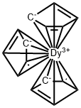 tricyclopentadienyldysprosium  Struktur