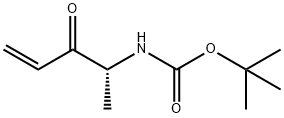 Carbamic acid, (1-methyl-2-oxo-3-butenyl)-, 1,1-dimethylethyl ester, (R)- (9CI) Struktur