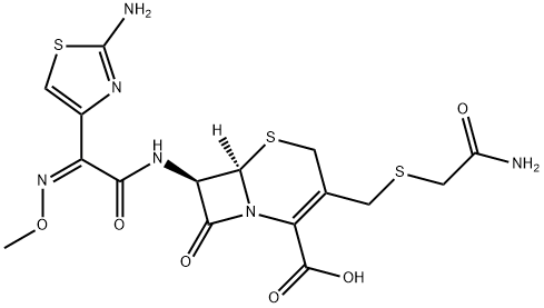 Desfuroyl Ceftiofur S-Acetamide
 Struktur