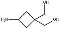 1,1-Cyclobutanedimethanol, 3-amino- Struktur