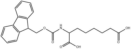 Fmoc-DL-Asu-OH Struktur