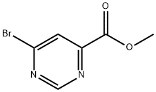 6-BroMopyriMidine-4-carboxylic acid Methylester Struktur