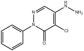 4-CHLORO-5-HYDRAZINO-2-PHENYL-2,3-DIHYDROPYRIDAZIN-3-ONE Struktur