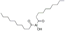 Aluminum, hydroxybis(1-oxodecyl)- Struktur