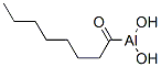 Aluminum, dihydroxy(1-oxooctyl)- Struktur