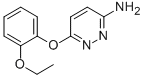 3-Pyridazinamine, 6-(2-ethoxyphenoxy)- Struktur