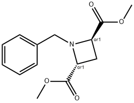 Trans-1-Benzyl-Azetidine-2,4-Dicarboxylic Acid Dimethyl Ester Struktur