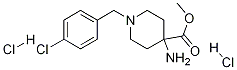 4-aMino-1-(4-chloro-benzyl)-piperidine-4-carboxylic acid Methyl ester dihydrochloride Struktur