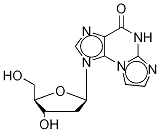 N(2),3-ethenodeoxyguanosine Struktur