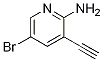 5-Bromo-3-ethynylpyridin-2-ylamine Struktur