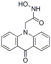 9-oxo-10-acridineacetohydroxamic acid Struktur