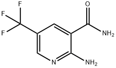 2-aMino-5-(trifluoroMethyl)pyridine-3-carboxaMide Struktur