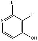 2-Bromo-3-fluoropyridin-4-ol Struktur