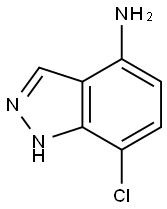 7-CHLORO-INDAZOL-4-AMINE Struktur