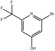 2-Bromo-4-hydroxy-6-(trifluoromethyl)pyridine Struktur