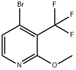 4-broMo-2-Methoxy-3-(trifluoroMethyl)pyridine Struktur