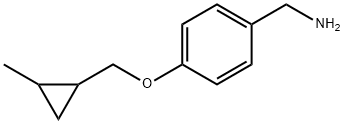 4-(2-Methyl-cyclopropylmethoxy)-benzylamine Struktur