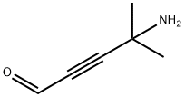 4-amino-4-methyl-2-pentyne-1-al Struktur