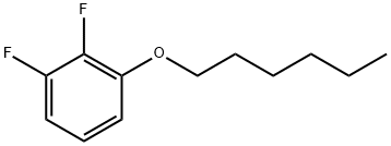 2,3-DIFLUORO(N-HEXYLOXY)BENZENE Struktur