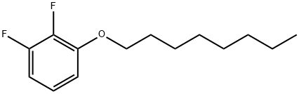 1-Octylxy-2,3-difluorobenzene Struktur