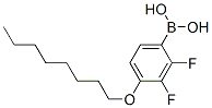 2,3-Difluoro-4-(octyloxy)-benzeneboronic acid Struktur