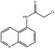 2-CHLORO-N-QUINOLIN-5-YLACETAMIDE Struktur