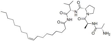 oleoylalanyl-alanyl-prolyl-valine amide Struktur