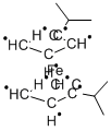 BIS(I-PROPYLCYCLOPENTADIENYL)IRON Struktur