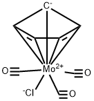 CYCLOPENTADIENYLMOLYBDENUM(II) TRICARBO& Struktur