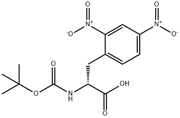 (S)-2-((tert-Butoxycarbonyl)amino)-3-(2,4-dinitrophenyl)propanoic acid Struktur