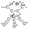 P-XYLENE CHROMIUM TRICARBONYL Struktur